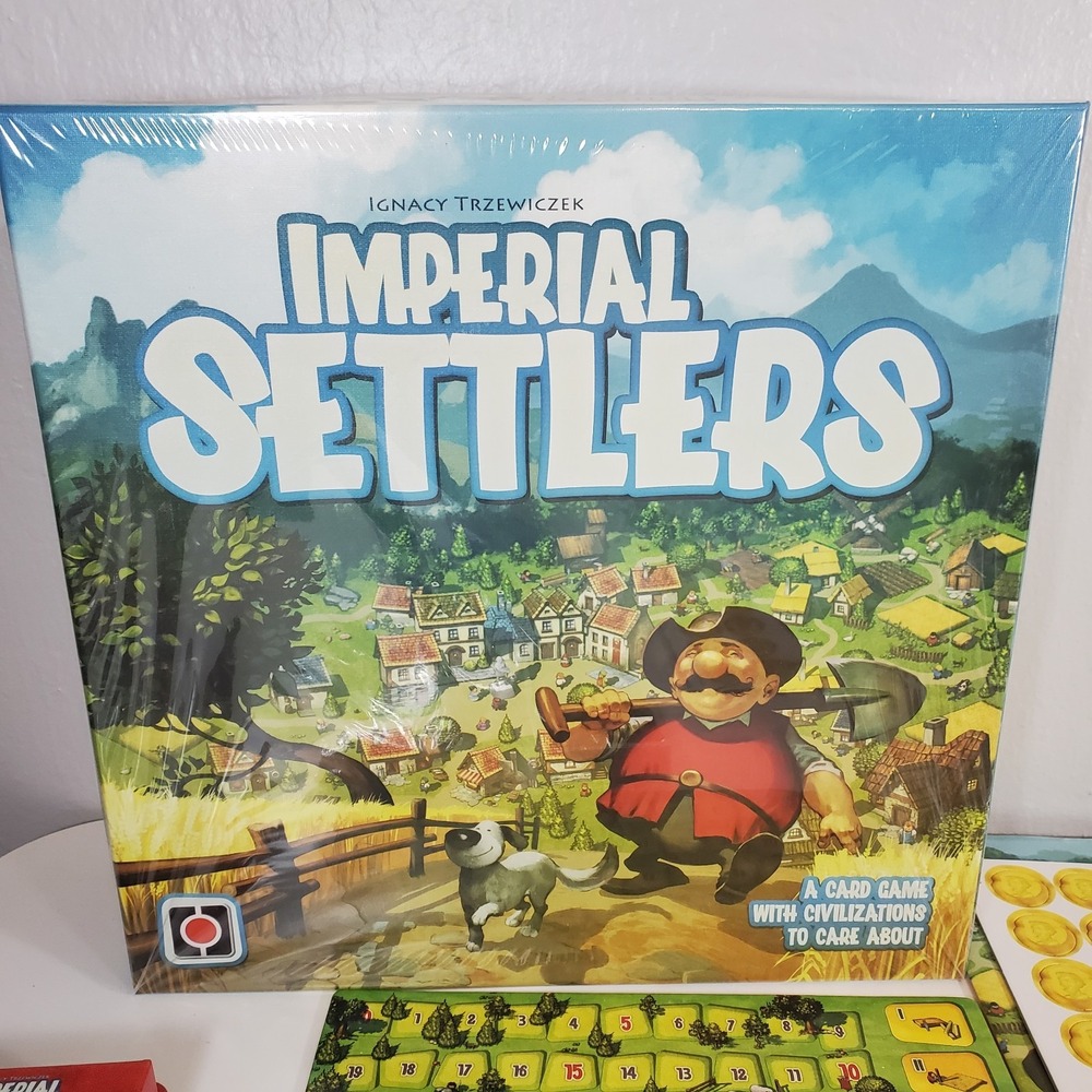 Unplayed Imperial Settlers Card Board Game + Why Can't We Be Friends Expansion - Picture 2 of 8